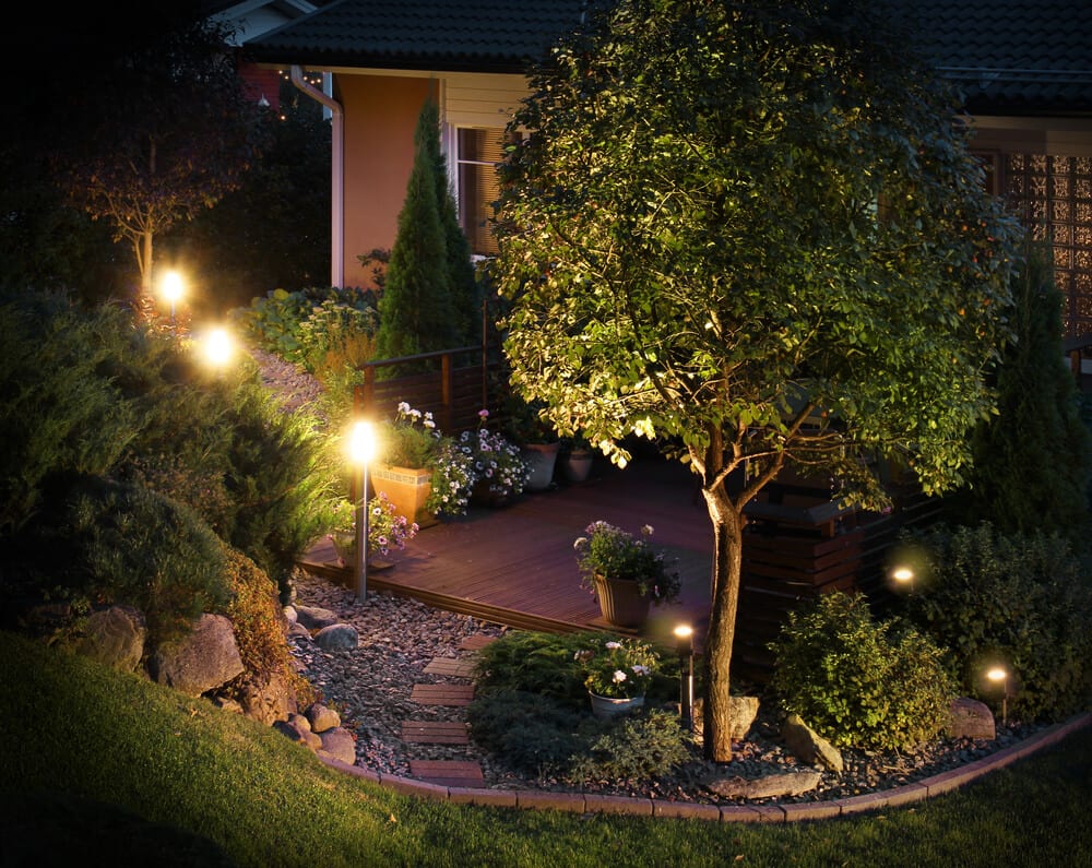 garden lights - Big Easy Landscaping