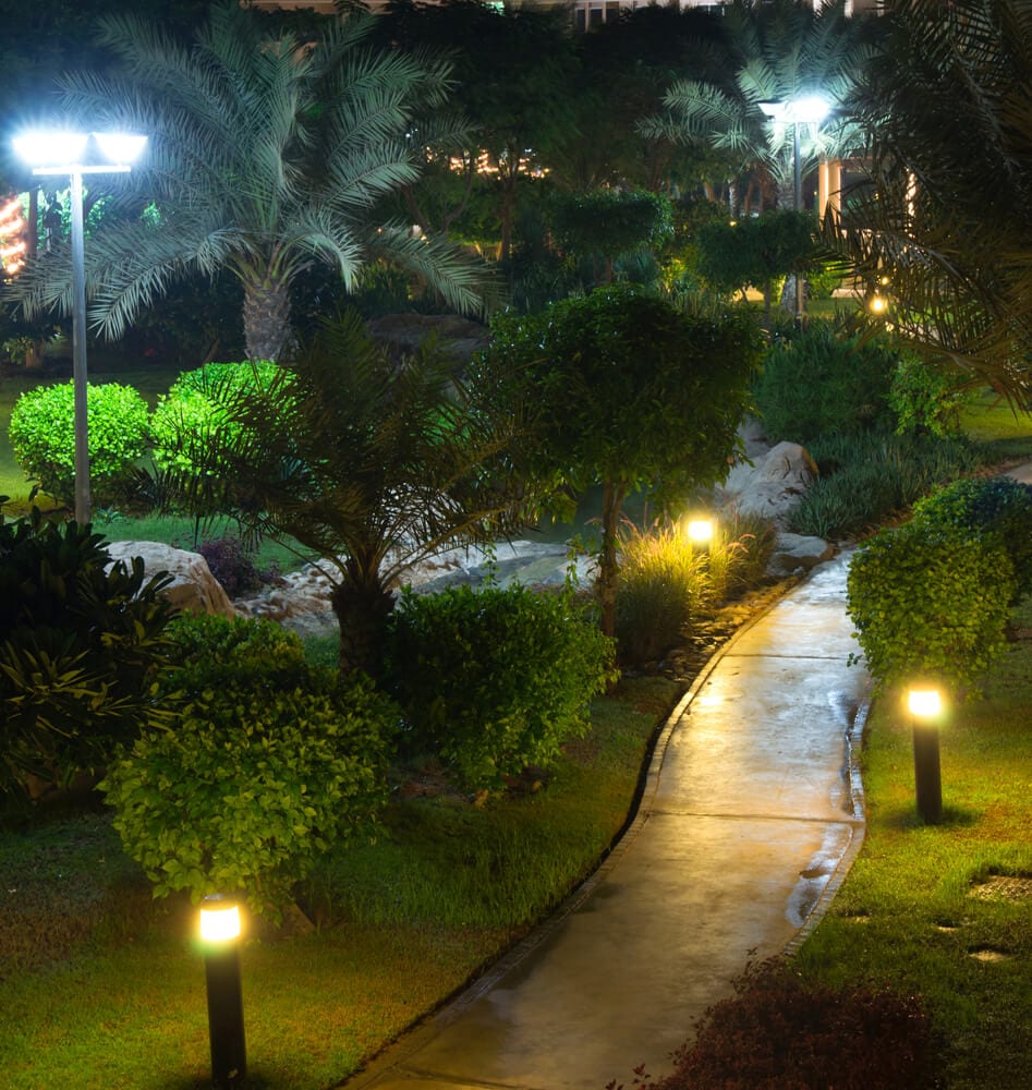 landscape lights - Big Easy Landscaping