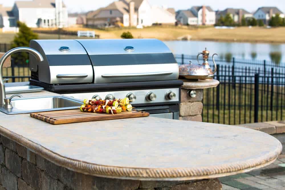 bbq island - Big Easy Landscaping