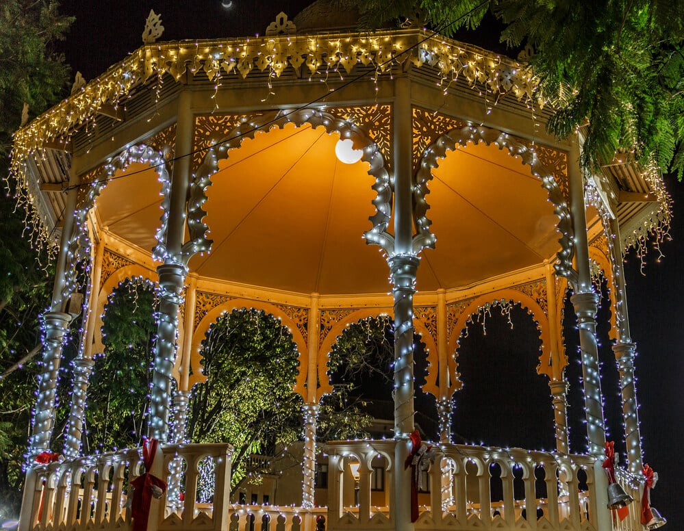 Lighted Gazebo-Big Easy landscaping