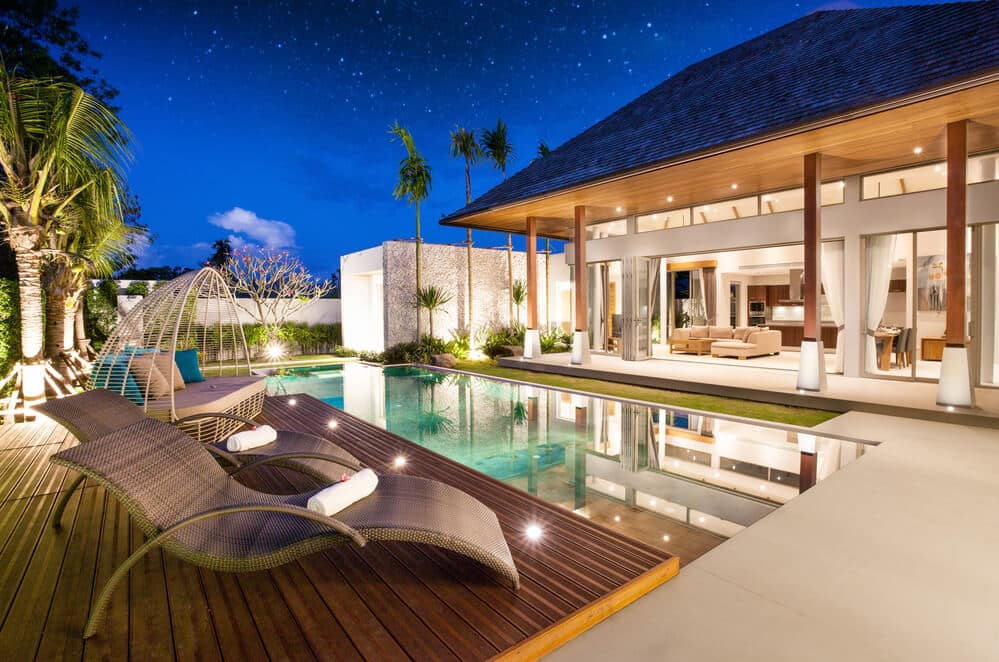 swimming pool decking