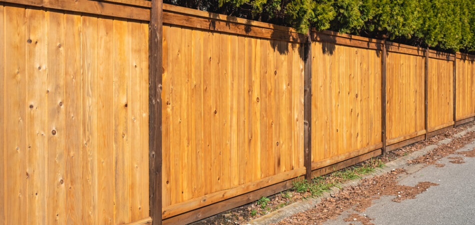 wood fence
